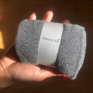 Sumery Su Thigh High Socks in Grey, OS